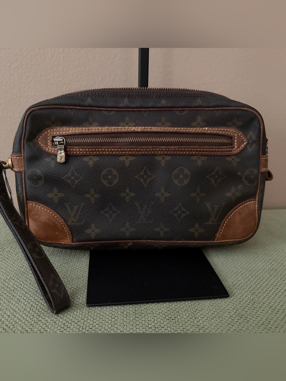 Louis Vuitton Marly Dragonne GM Clutch Bag Monogram